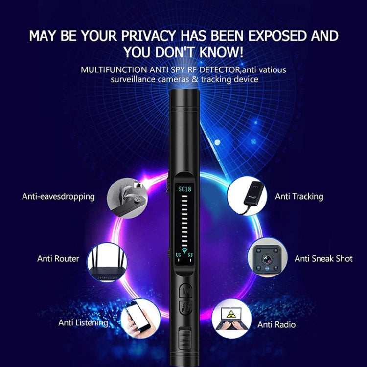 SC18 Signal Detector Hotel Anti-Sneak Camera Detector GPS Find Scanner, SC18 SC18 Signal Detector Hotel Anti-Sneak Camera Detector GPS Find Scanner, SC18